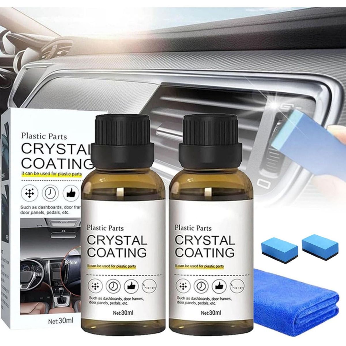 CRYSTAL COATING POLISH BOTH FOR CARS AND CLEANING PURPOSE  FREE SHIPPING ACROSS KSA